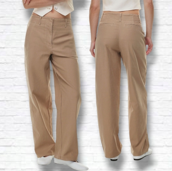 SOLD ๐ Aritzia Wilfred Free Green Ascendant Pant Utility Pants Size 2/26 W - Picture 3 of 16